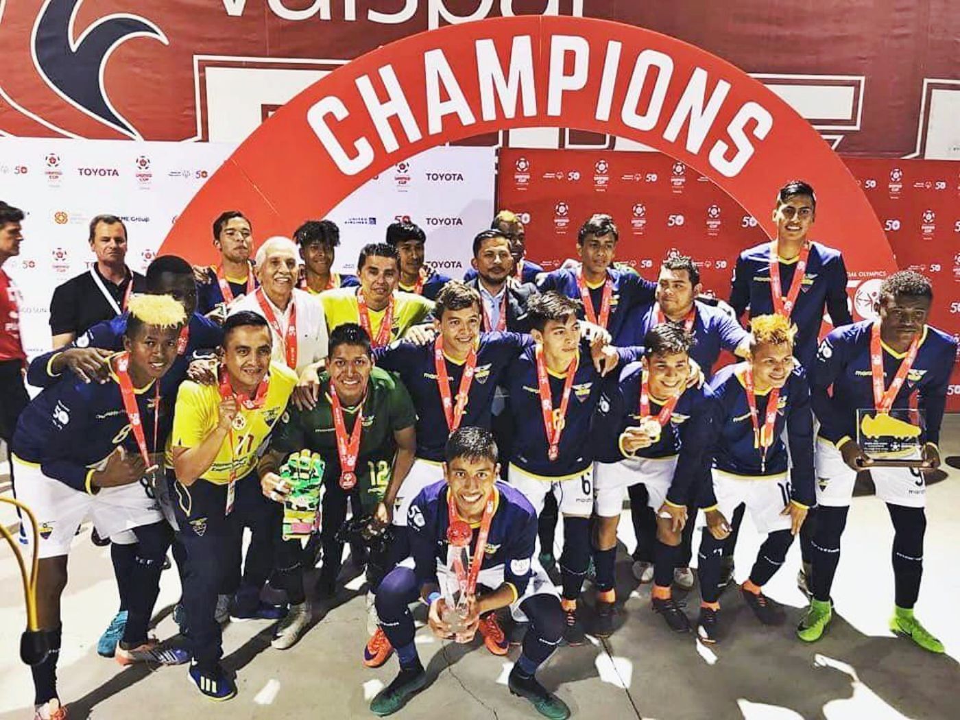 Fútbol de Ecuador, líder en olimpiada especial. El cuadro tricolor triunfó en el Torneo de Fútbol Unificado tras vencer a Uruguay 1-0. Participó en el evento por ser campeón de los Juegos Mundiales 2015.