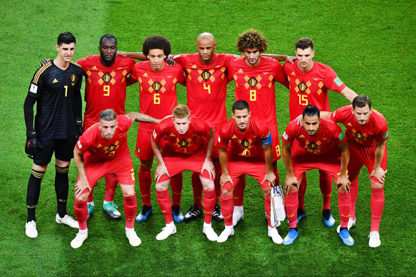 Bélgica fue designada por la FIFA como la mejor selección en la Clasificación Mundial, solo un punto arriba del equipo francés.