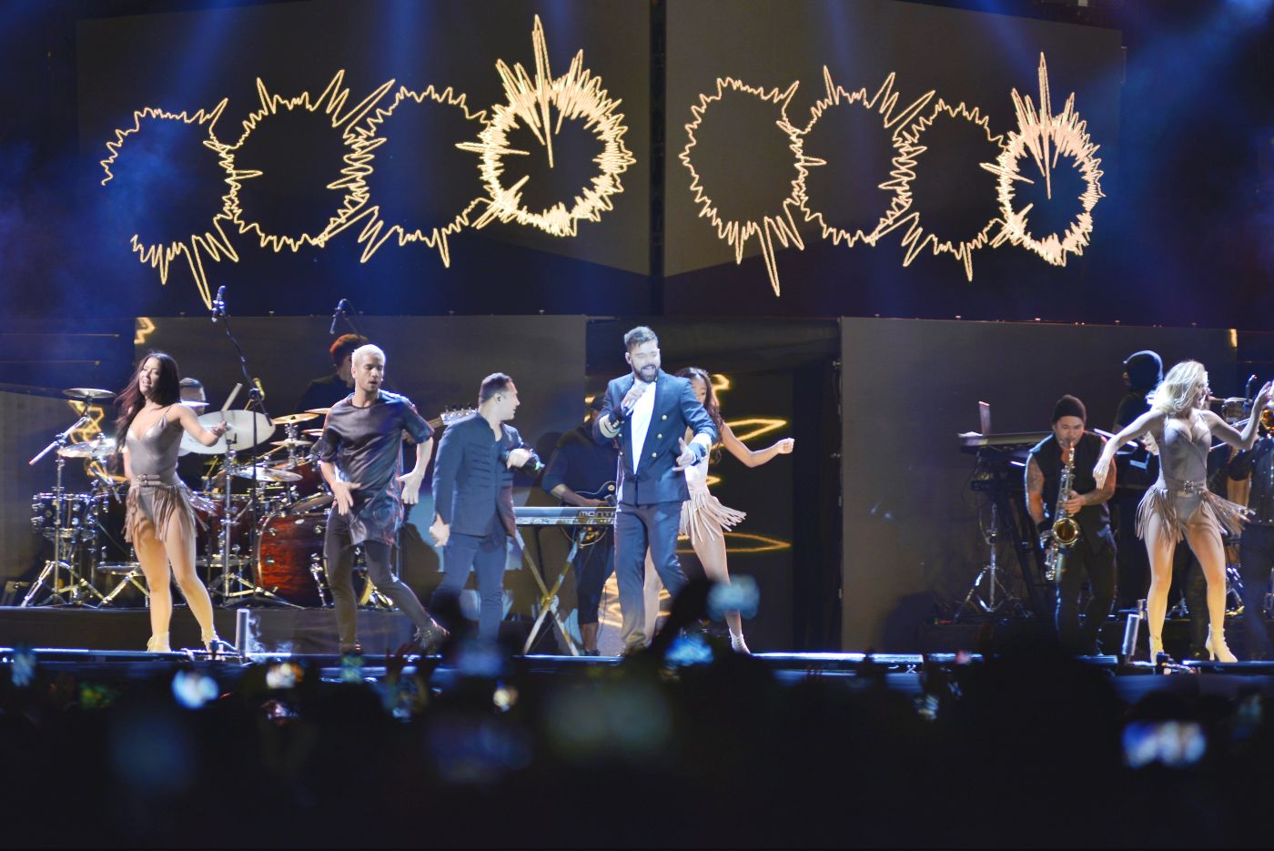 Ricky Martin estuvo en el estadio Alejandro Serrano en noviembre.
