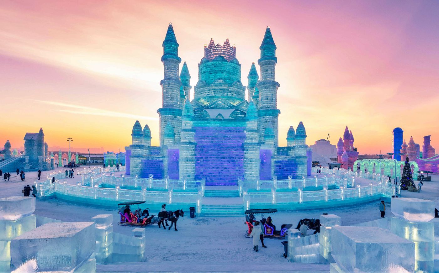El mundo de nieve de Harbin