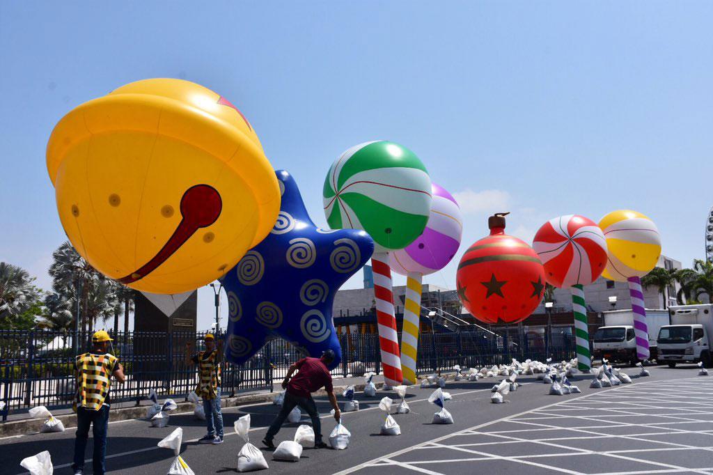 Globos ‘sobrevolaron’ por la urbe