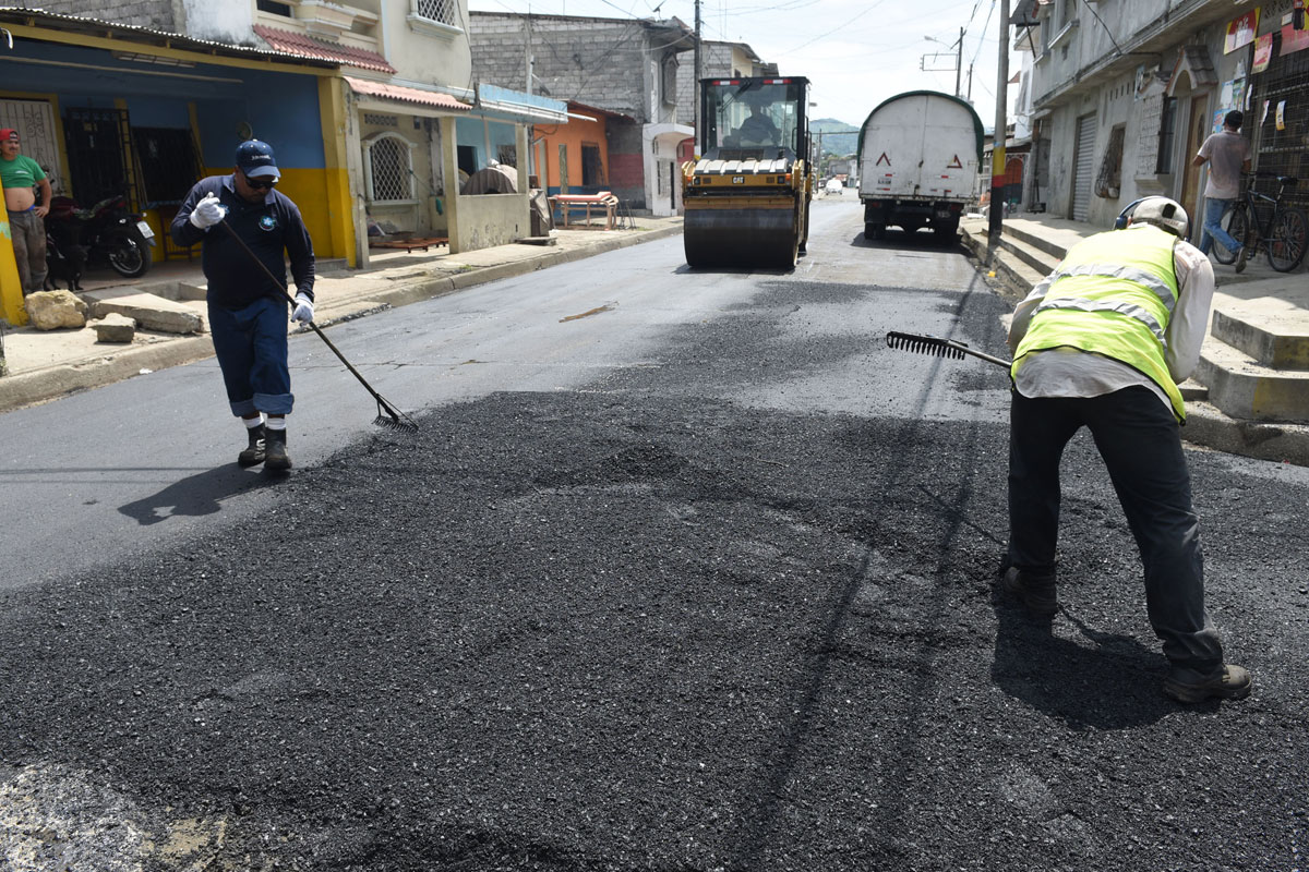 Obras viales, en zonas de la urbe