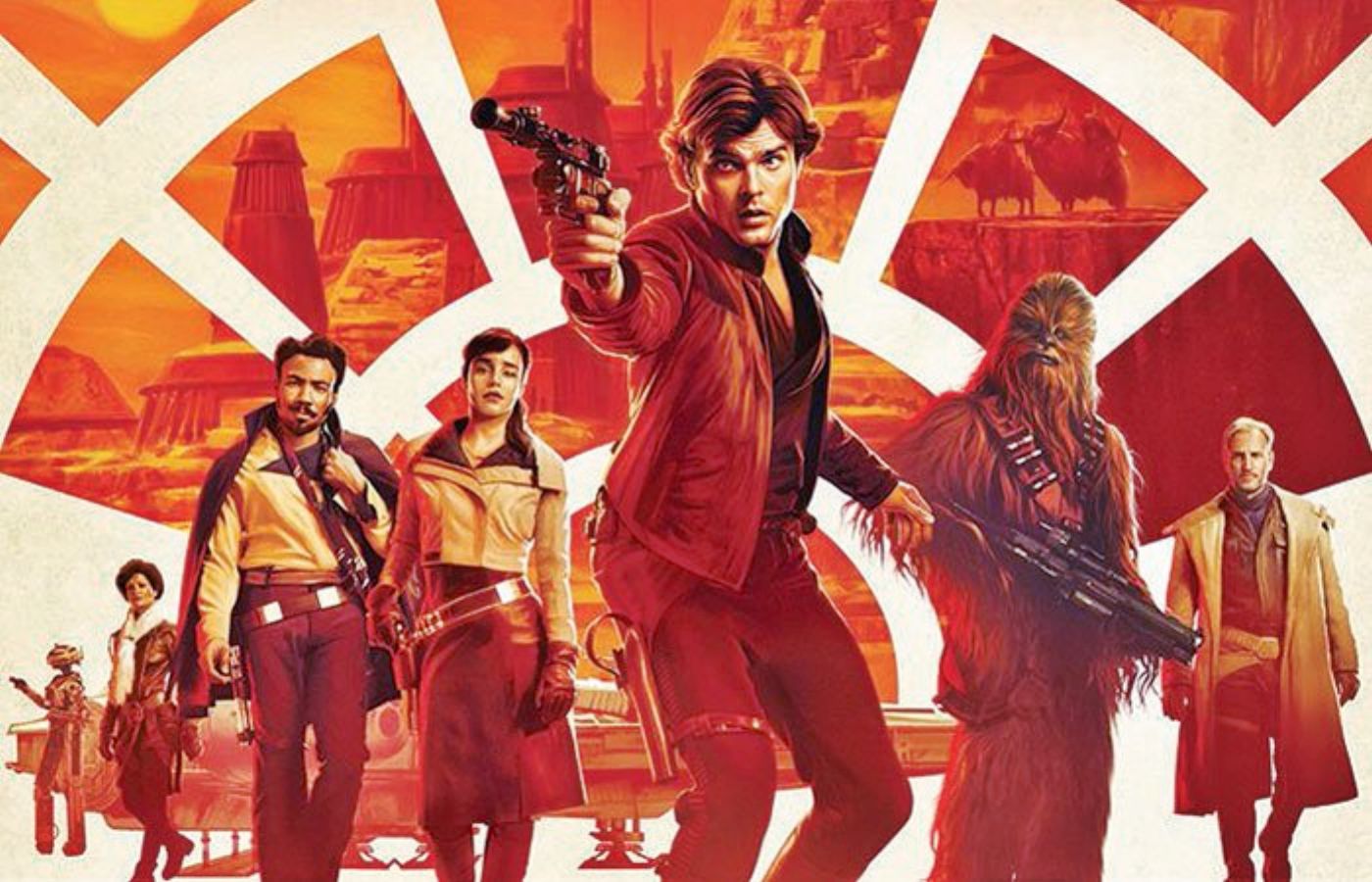 Star Wars, Han Solo.
Pese a no gozar de buena crítica, la cinta logró recaudar más de 300 millones de dólares.  Ahora los fanáticos esperan el estreno de la próxima aventura que será Star Wars: Episodio 9.