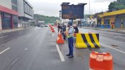 Tránsito limitado en tramo de la avenida Quito