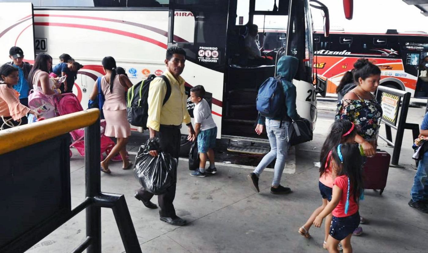 Retorno de viajeros fue desde temprano Retorno de viajeros fue desde temprano